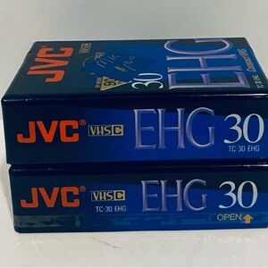 JVC VHS-C High Energy Magnetite Camcorder Video EHG Tape NEW